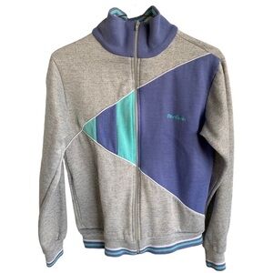 Vintage Macgregor Women’s Track Jacket Sweatshirt Color Block Full Zip Medium